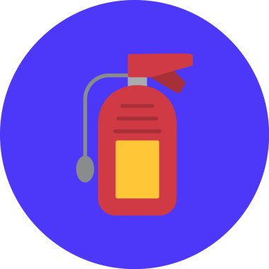 Yangın. Web simgesi basit illüstrasyon