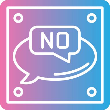 Mesaj yok. Web simgesi basit illüstrasyon