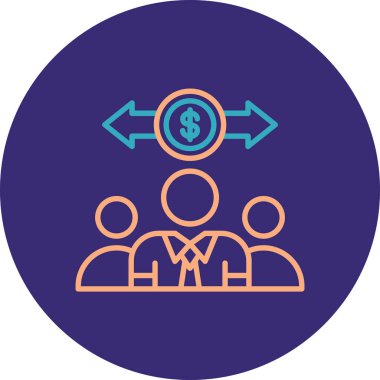 İnsan simgesinin vektör illüstrasyonu