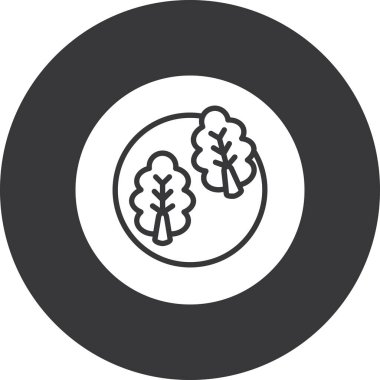 beyin ikonu vektör illüstrasyonu