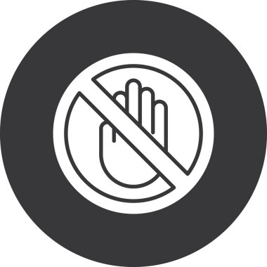 Moda biçimi arkaplanında jest simgesi yok