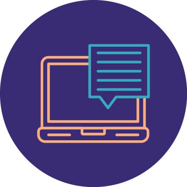 dizüstü bilgisayar simgesi. vektör illüstrasyonu