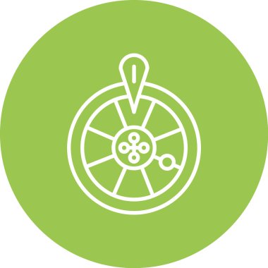 Yiyecek ve içecek ikonunun vektör illüstrasyonu