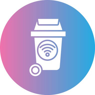 Kahve vektör illüstrasyon simgesi