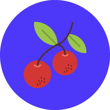 kirazlar web simgesi basit vektör