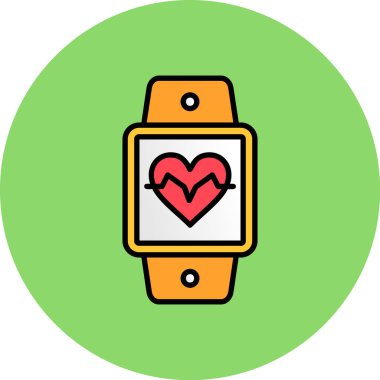 smartwatch vektör rengi
