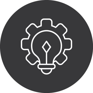 Ampul Simgesi, Vektör illüstrasyonu