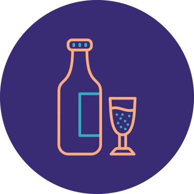 İç bakalım. Web simgesi basit illüstrasyon