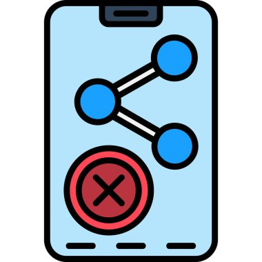 Cep telefonu simgesi, vektör illüstrasyonu