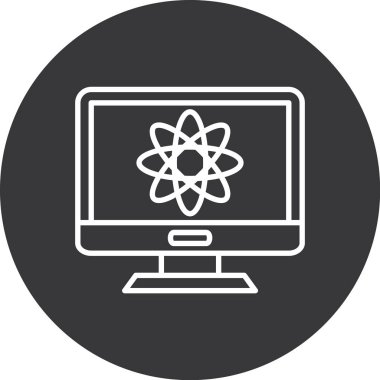 bilgisayar simgesi vektör illüstrasyonu