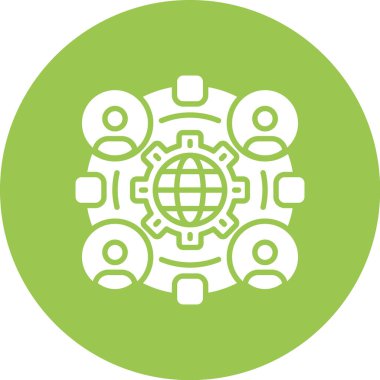 genel ağ vektör çizgisi simgesi