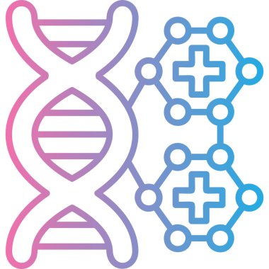 DNA molekülü yapısı simgesi