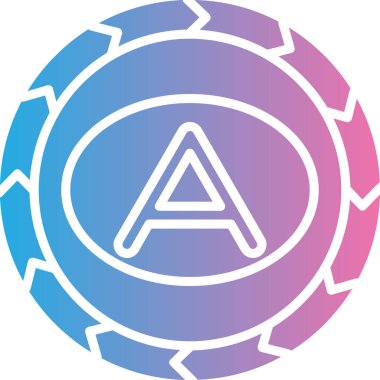 Gear modern simgesinin vektör illüstrasyonu