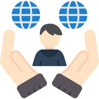 Genel bağlantı vektör simgesi