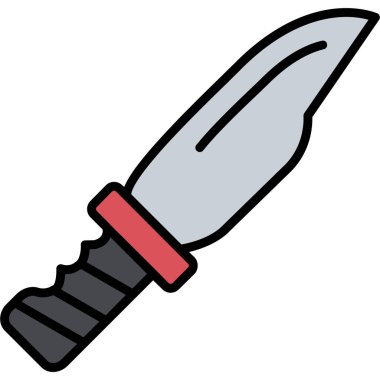 bıçak simgesi vektör illüstrasyonu