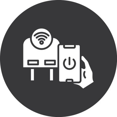 wifi simgesi vektör illüstrasyonu