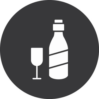 meşrubat şişesi sert bir içecek ikonu