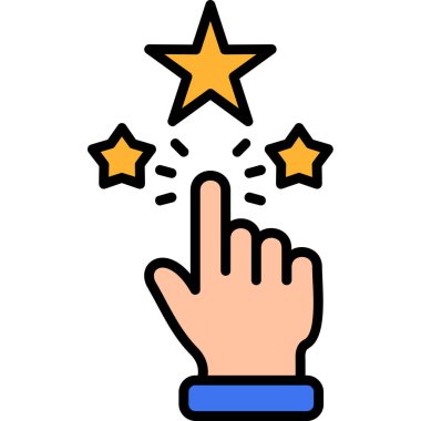 parmak parmak simgesine tıkla