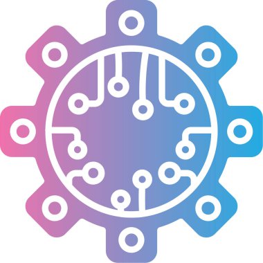 Modern bir simgenin vektör illüstrasyonu