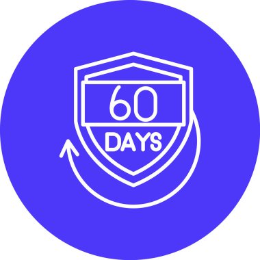 Yüzde 5 işaret simgesi, vektör illüstrasyonu