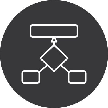 Moda biçimi izole edilmiş arkaplanda hiyerarşi simgesi