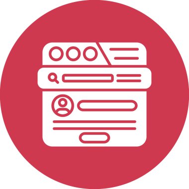 seo modern simgesinin vektör illüstrasyonu