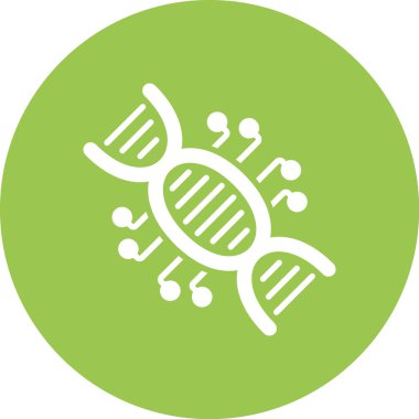 DNA simgesi. vektör illüstrasyonu