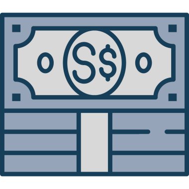 Dolar simgesi, vektör illüstrasyonu