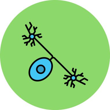 beyin ikonu vektör çizimi tasarımı