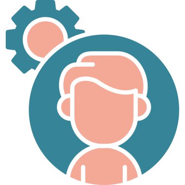 İş. Web simgesi basit illüstrasyon