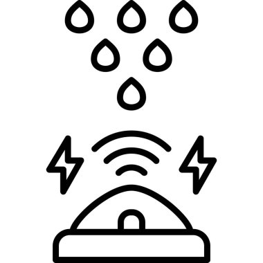 Kablosuz. Web simgesi basit illüstrasyon