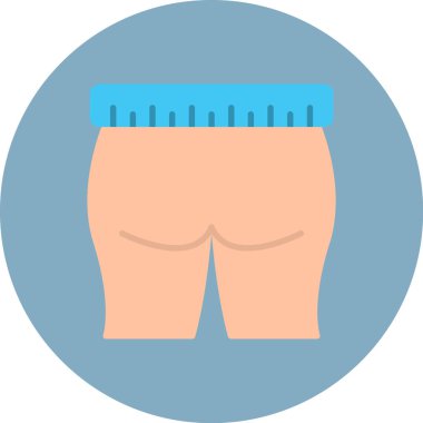 Web için izole edilmiş trend düz biçimli vektör düz simgesi