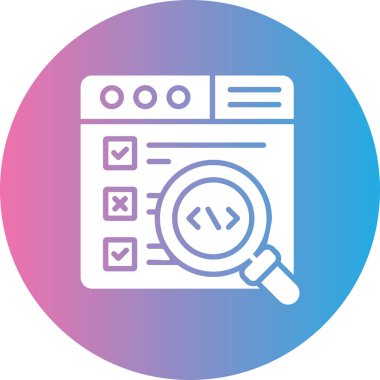 Ara. Web simgesi basit illüstrasyon