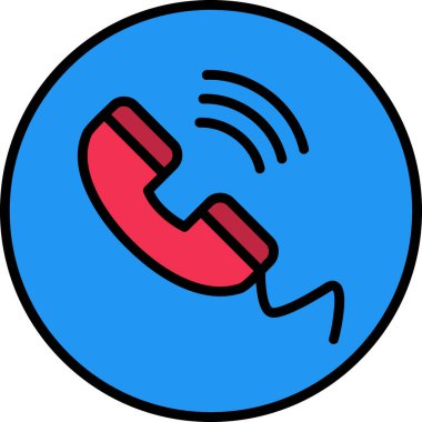 çağrı simgesi, vektör illüstrasyonu