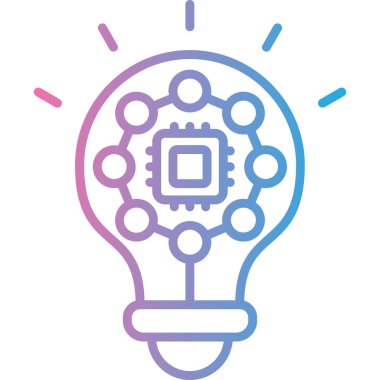 ampul simgesi vektör illüstrasyonu