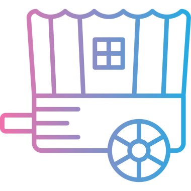 araba simgesi vektör illüstrasyonu