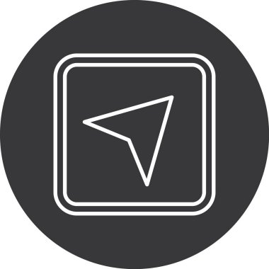 vektör yönü ok simgesi