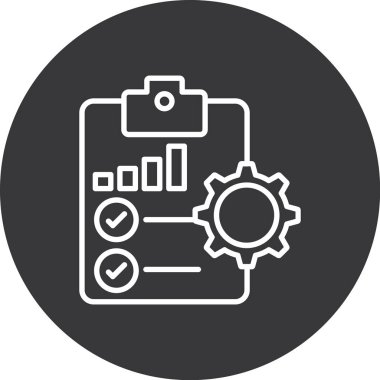 İş ve finans simgesinin vektör illüstrasyonu