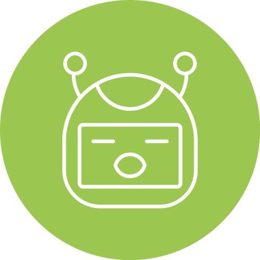 Bir robotun vektör çizimi