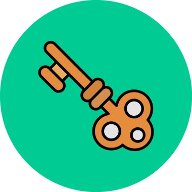 Çizgi film simgesinin vektör çizimi