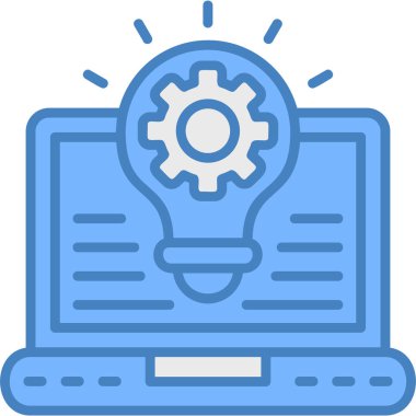 laptop simgesi modern vektör illüstrasyonu