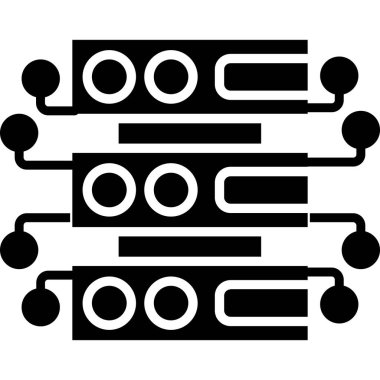 Abaküs simgesi. Basit resimleme