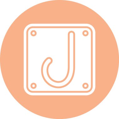 Modern simgenin vektör illüstrasyonu