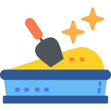 Mutfak yemek simgesini düz bir şekilde pişirmek