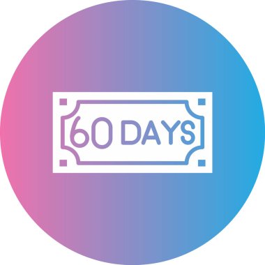 Beyaz arkaplanda 6 yıllık takvim simgesi izole edildi