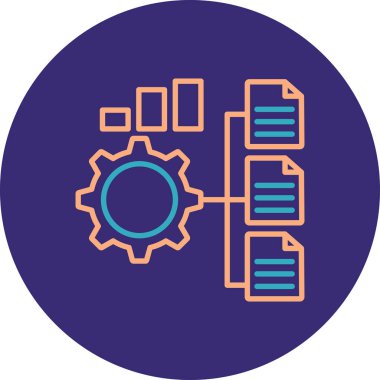 seo modern simgesinin vektör illüstrasyonu