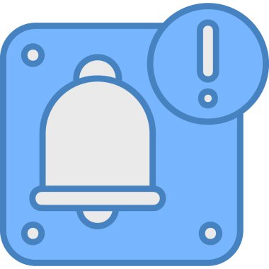 Çan simgesi vektör illüstrasyonu