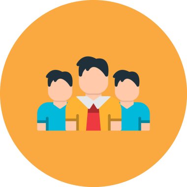 Takım simgesi vektör illüstrasyonu