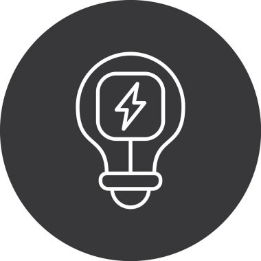 Elektrik dolgu simgesi, vektör illüstrasyonu, eps, file, simgeyi değiştirmek kolay