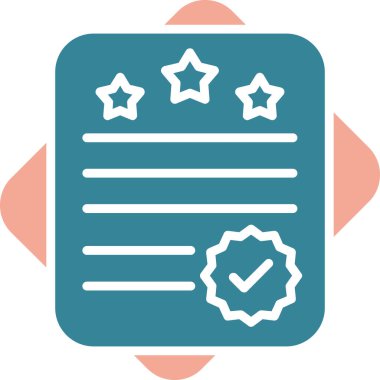 Kontrol listesi. Web simgesi basit tasarım